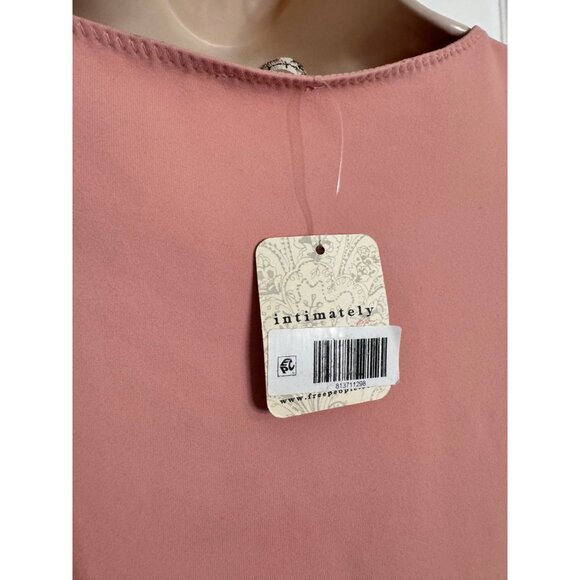 Free People Va Va Voop Size Small Intimately Bodysuit NWT Puff Sleeve Heart Haze - Picture 6 of 16